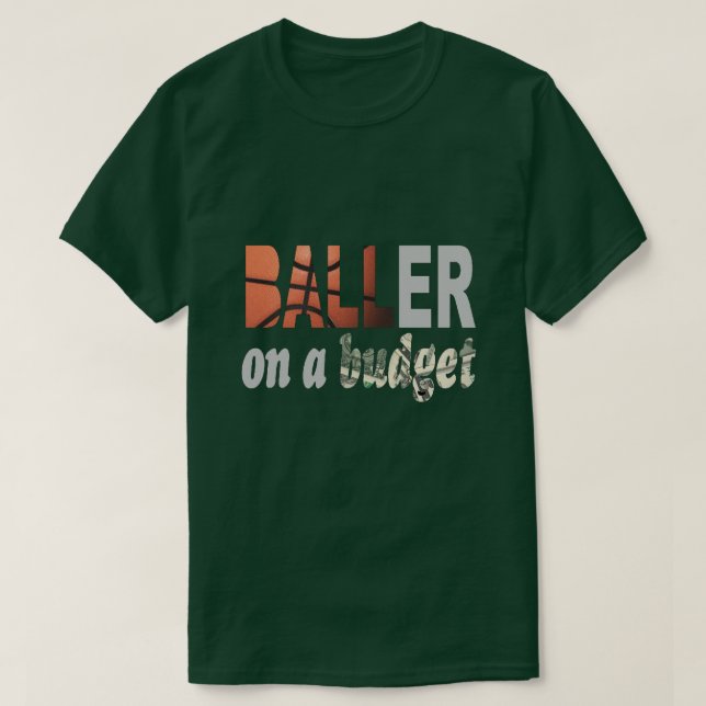 Anrufer auf einem Budget-T - Shirt (Design vorne)