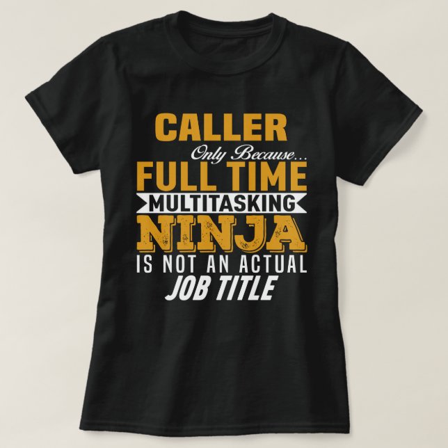 Anrufer T-Shirt (Design vorne)