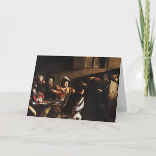 Anrufung von St. Matthew durch Caravaggio Karte