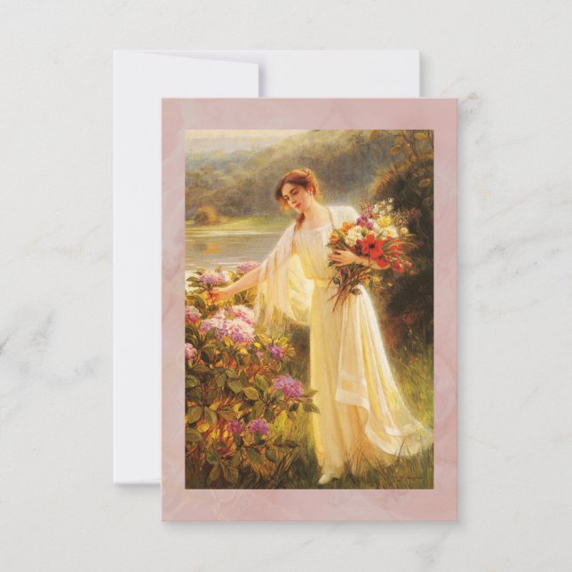 Ansammlung Blume Garten Party Einladung (Vorderseite)