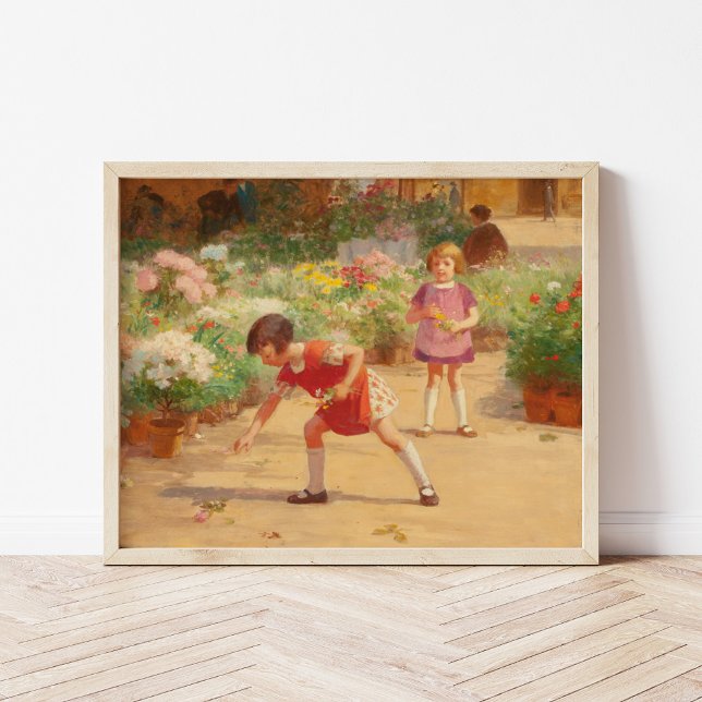 Ansammlung Blume | Victor Gabriel Gilbert Poster (Von Creator hochgeladen)