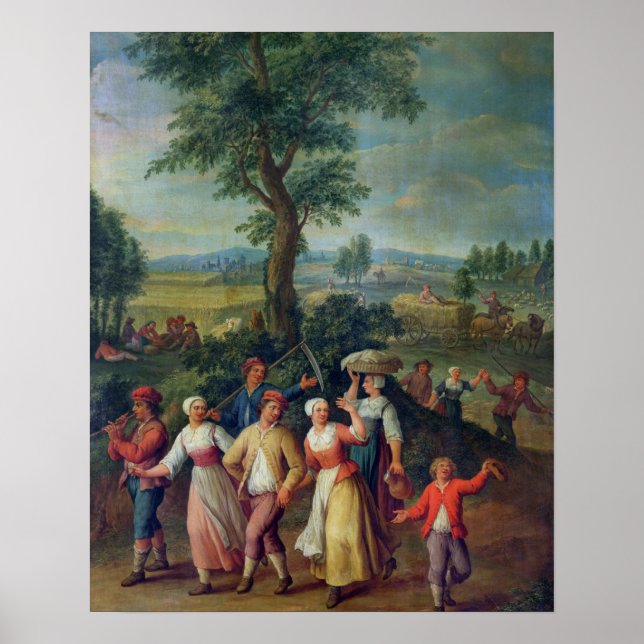Ansammlung der Ernte Poster (Vorne)