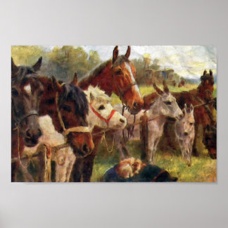 Ansammlung der Freunde Poster