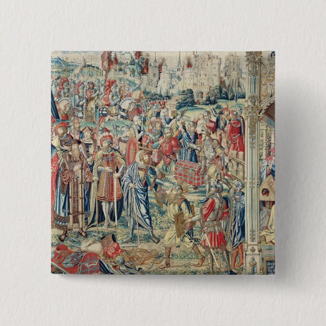Ansammlung der Hintern, Tapisserie von David und Button (Vorderseite)
