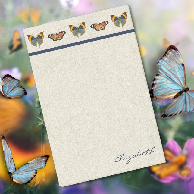 Ansammlung der Schmetterlinge Post-it Klebezettel (Butterfly Gathering Post-it Notes)