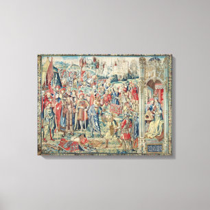Ansammlung des Hinterns, Tapestry von David und Ba Leinwanddruck