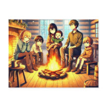 Ansammlung einer Familie