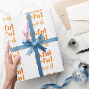 Ansammlung Erntedank Abendessen Geschenkpapier
