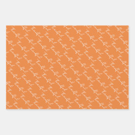 Ansammlung Erntedank Abendessen Geschenkpapier Set