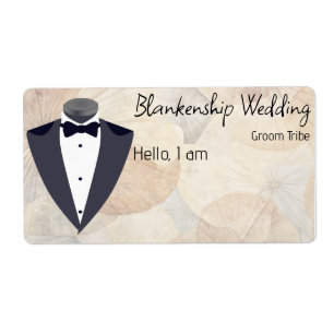 Ansammlung Floral Border Label