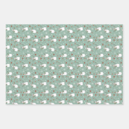 Ansammlung Friends Wrapping Paper Set von 3 Blätte Geschenkpapier Set