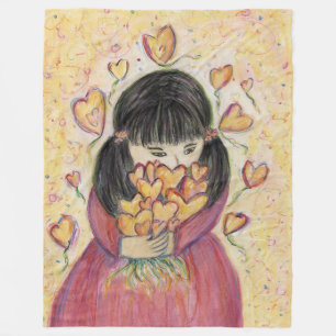 Ansammlung Liebe Herzlich weiche Fleece Gemütliche