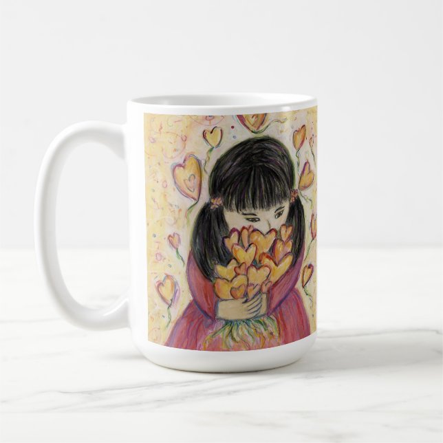 Ansammlung Liebe hört Art Coffee Cup Kaffeetasse (Links)