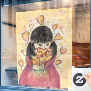 Ansammlung Liebe Hört auf Art Decoration Fensterkl Fensteraufkleber