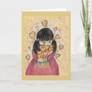 Ansammlung Liebe Kunst Gruß Mitteilungskarten