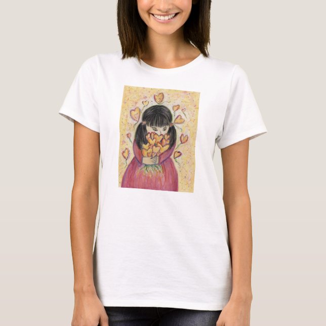 Ansammlung Liebe Kunst Shirt nach Maß (Vorderseite)