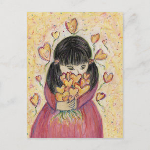 Ansammlung Liebe Warte Custom Art Note Postkarte