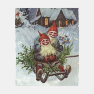 "Ansammlung Pine Boughs" von Jenny Nystrom Fleecedecke