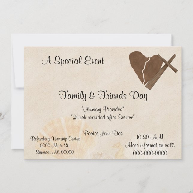 Ansammlung zur Einladung (Vorderseite)