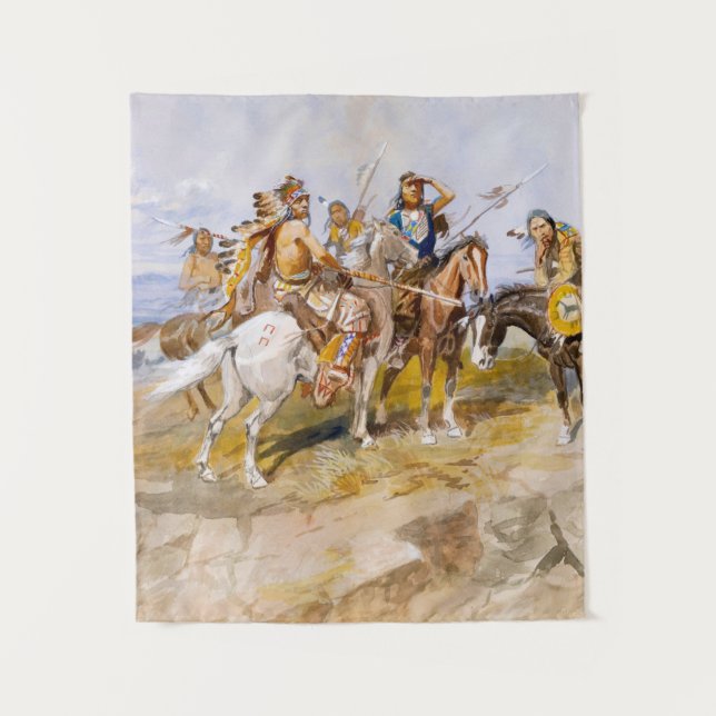 Ansatz der Weißen Männer, 1897 von Russell Wandteppich (Vorderseite)