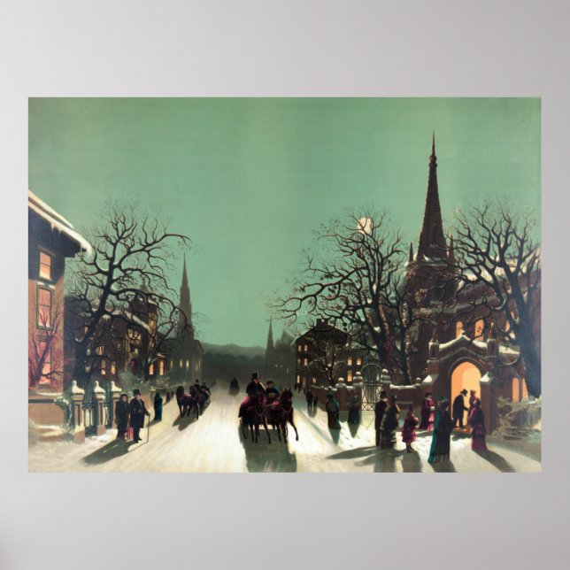 Ansatz des neuen Jahres Poster (Vorne)