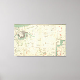 Ansätze nach New Orleans Leinwanddruck