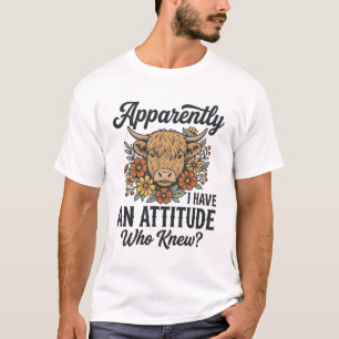 Anscheinend habe ich ein Highland-Kuh-Shirt mit ei T-Shirt