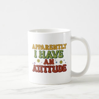 Anscheinend habe ich eine Attitude Retro Groovy  Kaffeetasse