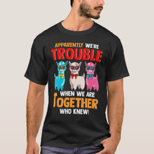 Anscheinend machen wir Ärger, wenn wir zusammen si T-Shirt
