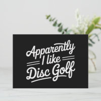 Anscheinend mag ich Disc-Golf Lustiger Golfliebhab