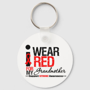 Anschlag-Bewusstsein trage ich rotes Band für Schlüsselanhänger