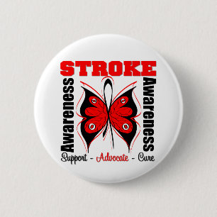 Anschlag-Bewusstseins-Schmetterling Button