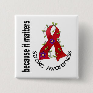 Anschlag-Blumen-Band 3 Button