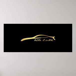 Anschlag der Bürsten-G35 - Gold Poster