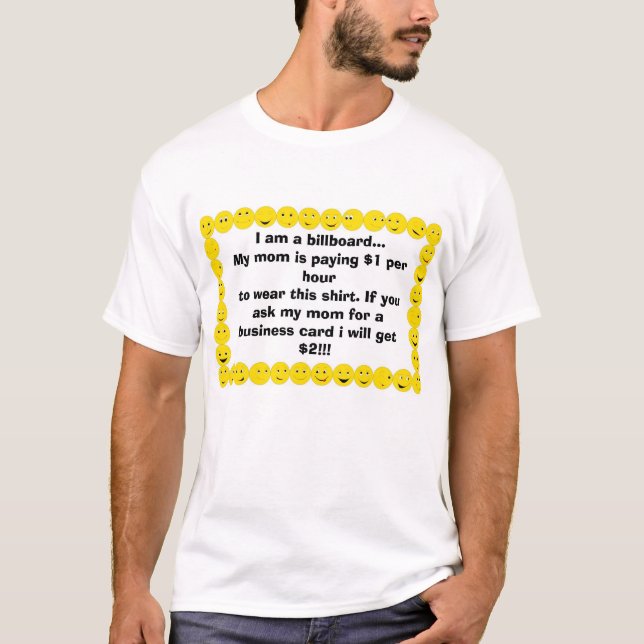 Anschlagtafel T-Shirt (Vorderseite)