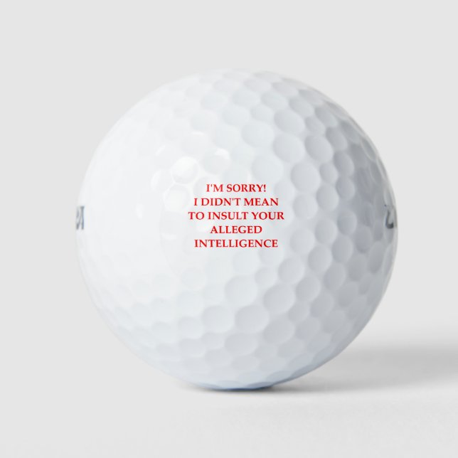 ANSCHULD GOLFBALL (Vorderseite)