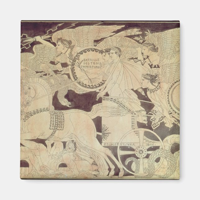 Anschuldigung der Schlacht von Austerlitz Magnet (Vorne)