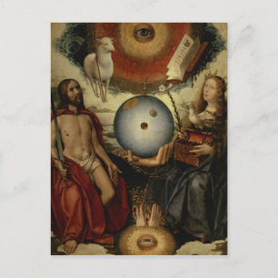 Anschuldigung des Christentums Postkarte
