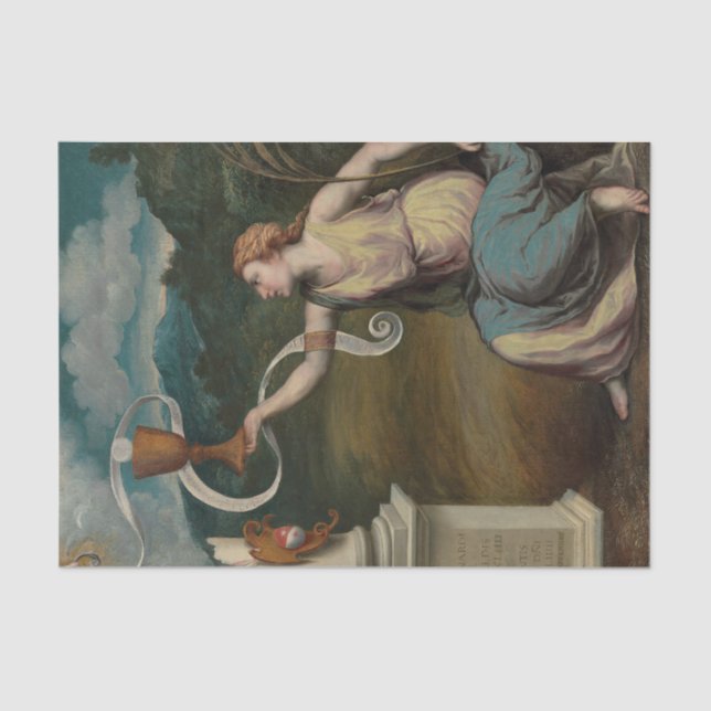 Anschuldigung des Glaubens durch Paris Bordone Seidenpapier (Vorderseite)