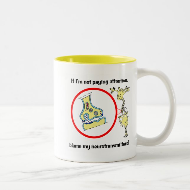Anschuldigung Neurotransmitters Tasse (Rechts)