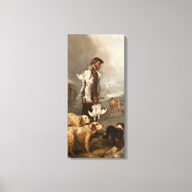 Ansdell Winter Shooting Hares und Ptarmigan Leinwanddruck (Vorderseite)