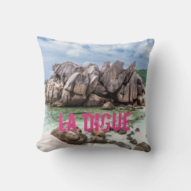 Anse Cocos Seychelles La Digue Beach Geschenk Kissen (Vorderseite)