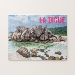 Anse Cocos Seychelles La Digue Beach Geschenk Puzzle