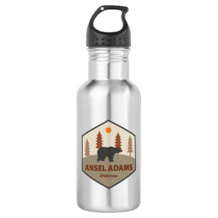 Ansel Adams Wilderness California Bear Edelstahlflasche