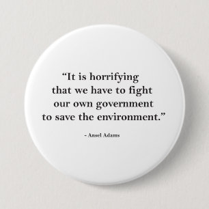 Ansel Adams Zitat Button