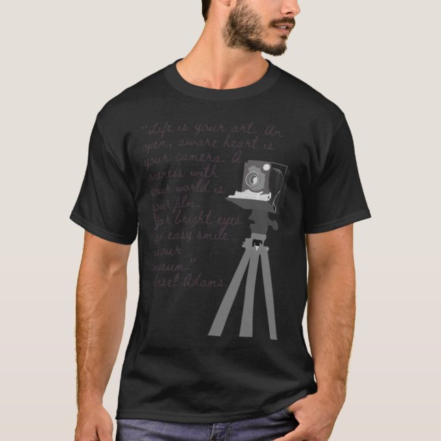Ansel Adams zitieren klassischen T - Shirt (Vorderseite)