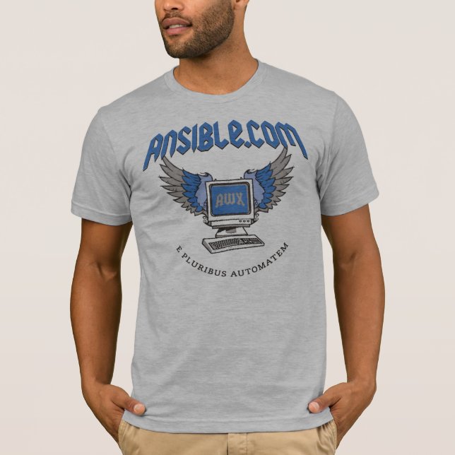 Ansible "Fliegen-Computer-" Shirt (Vorderseite)
