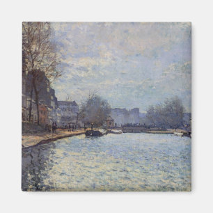 Ansicht Alfred Sisleys   des Kanals St Martin, Magnet