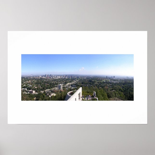 Ansicht aus Getty Center Poster (Vorne)