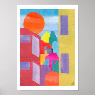 Ansicht aus meinem Fenster Poster